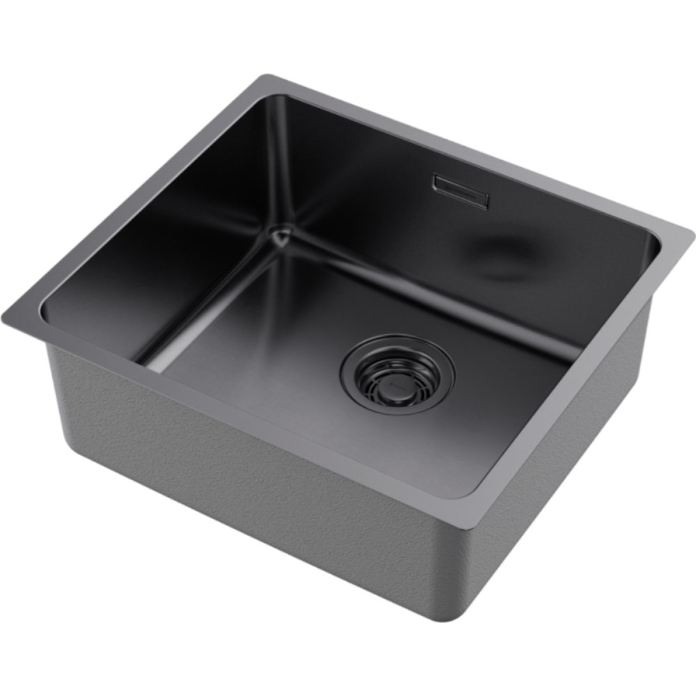 Мойка кухонная Omoikiri Tadzava 49 Вороненая сталь 4993076 — изображение 2