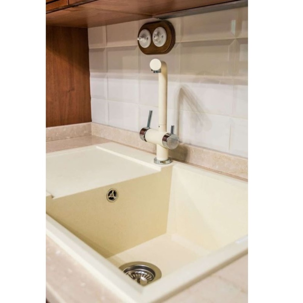 Мойка кухонная Omoikiri Sakaime 78 Платина 4993196 — изображение 3