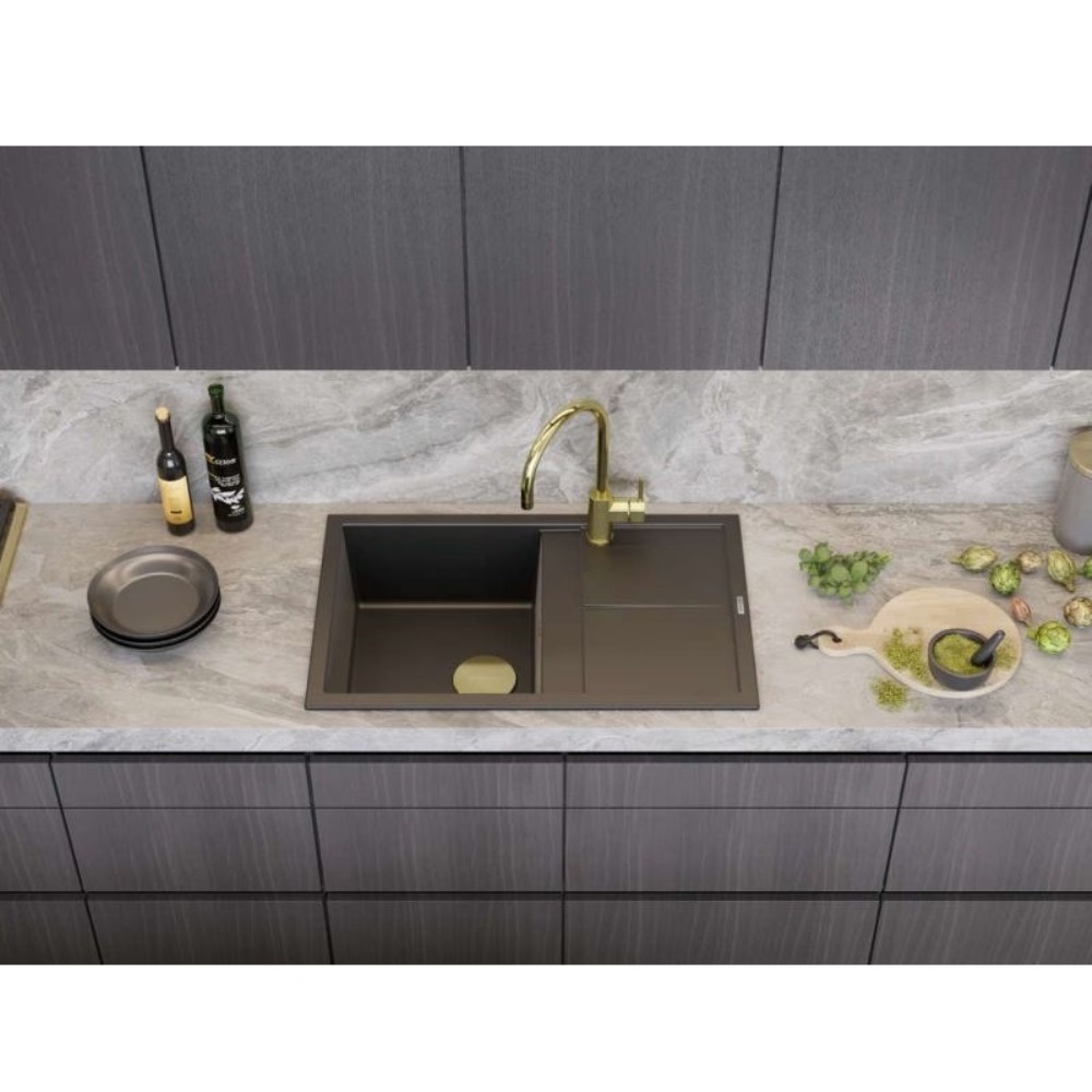 Мойка кухонная Omoikiri Sumi 79 Серый матовый 4993552 — изображение 2