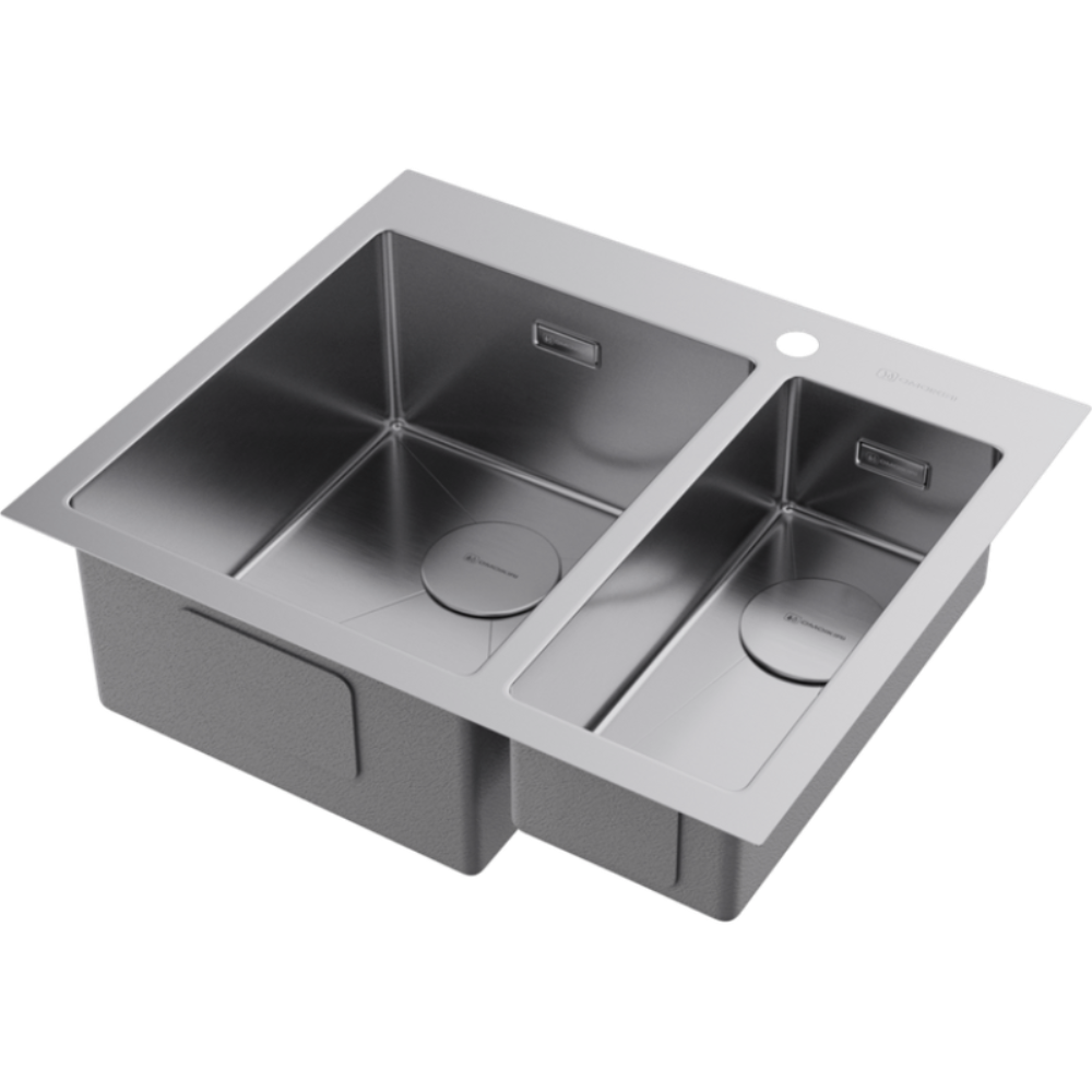 Мойка кухонная Omoikiri Akisame 60 левая Хром 4993775 — изображение 2